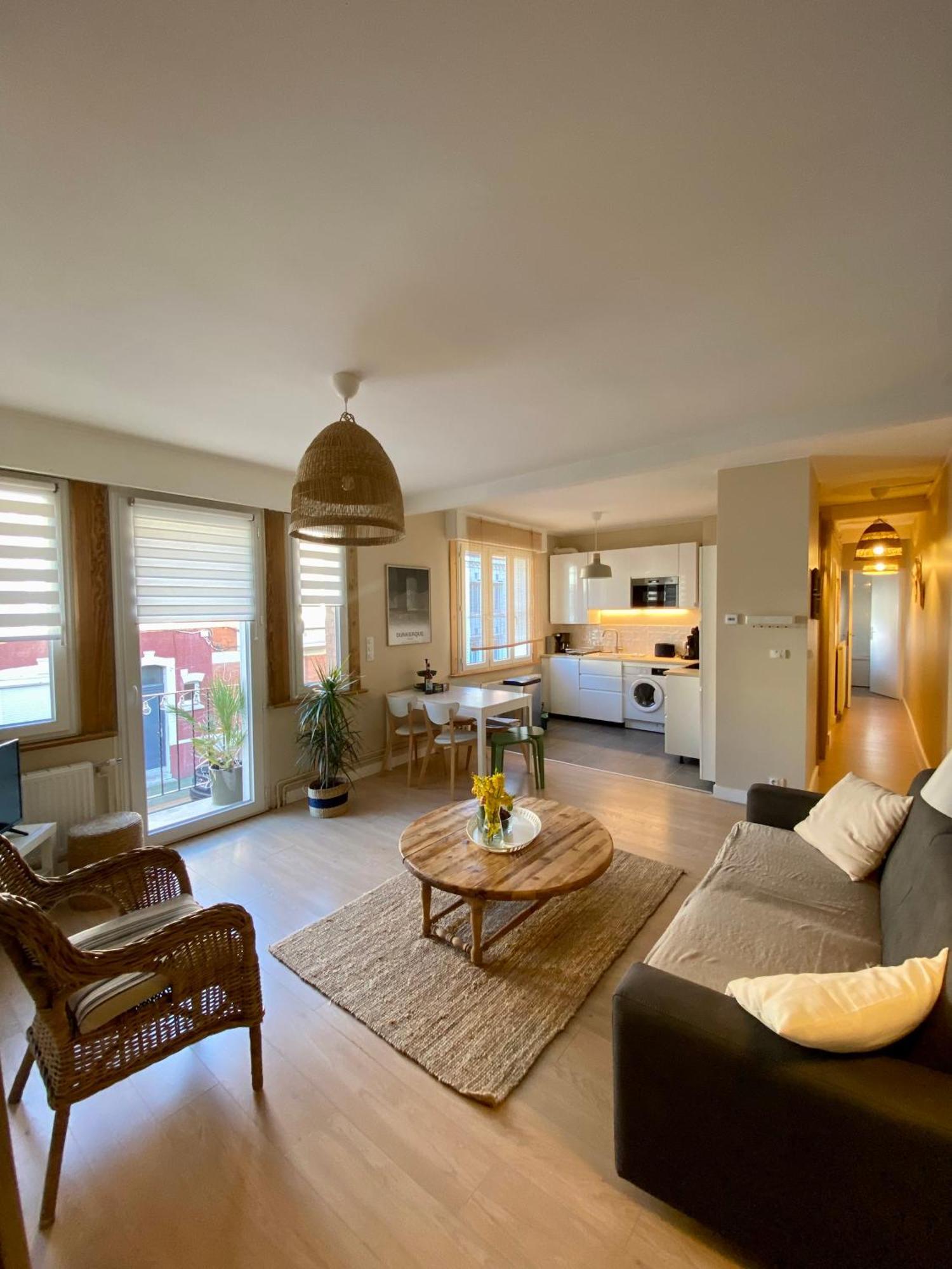 Appartement "Escapade A Malo" 4 A 6 Personnes 5 Mn A Pied De La Plage Dunkirk Ngoại thất bức ảnh